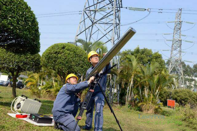 中国電力局のレーザー砲 